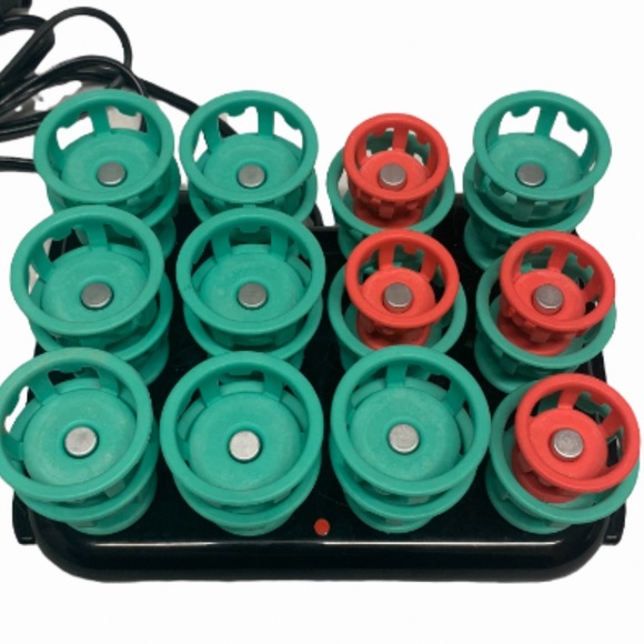 Clairol Lock 'n Roll Hot Rollers 24 Spoolies BT-1 Curlers Pageant - Picture 2 of 2